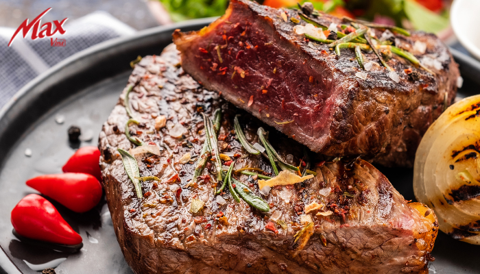 Món beef steak với hương vị bùng nổ chuẩn Âu