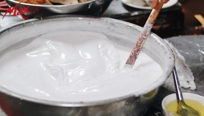 cách pha bột làm bánh cuốn
