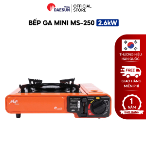 Bếp Ga Mini MS-250 - Công Suất 2600W | Phủ Sứ Cao Cấp | Maxsun | Thương hiệu HÀN QUỐC